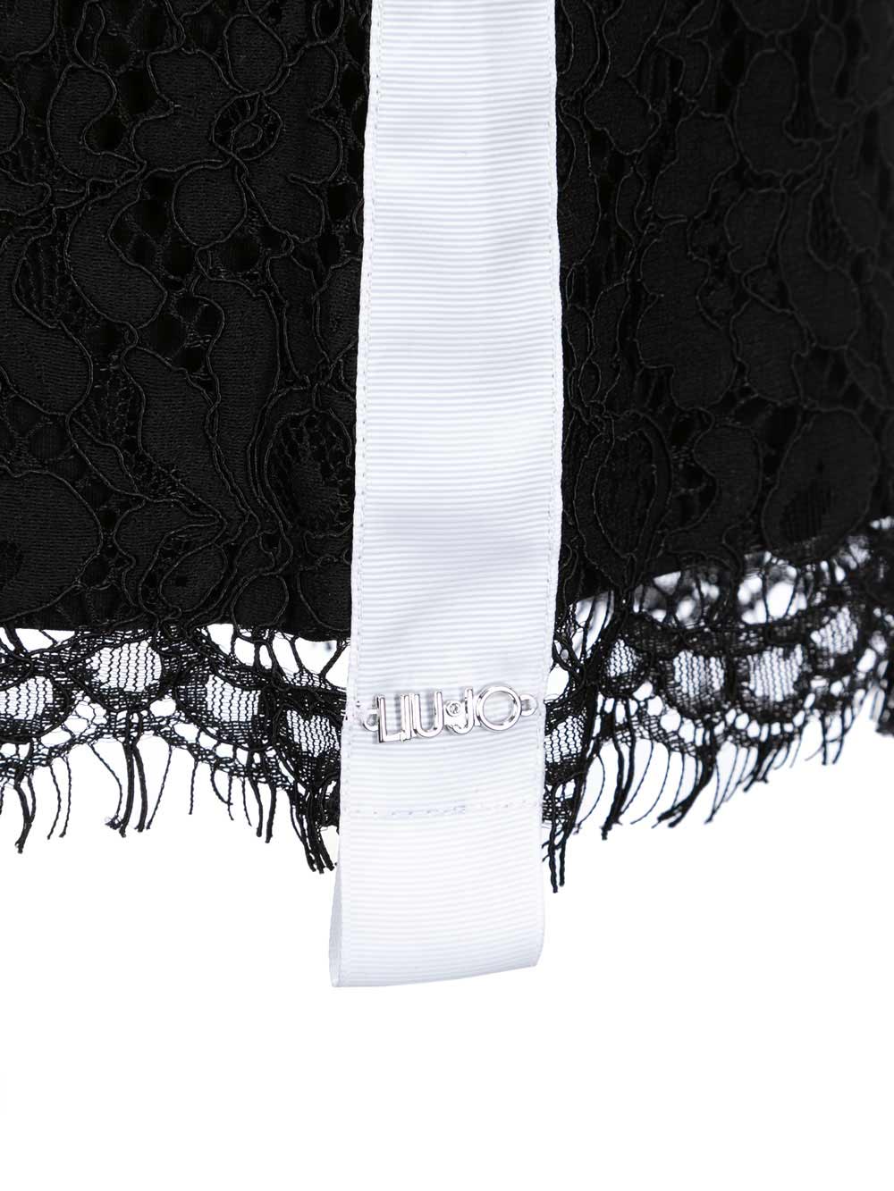 Shorts Donna Liu Jo Sport in Pizzo Nero - T19150J565022222 Shorts Donna Liu Jo Sport in Pizzo Nero - T19150J565022222