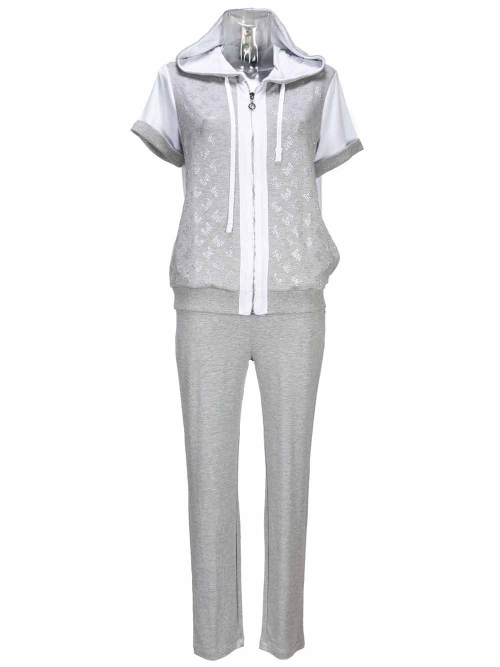 Tuta Donna Aperta Liu Jo Sport Grigia - T19125F0715B3320 Tuta Donna Aperta Liu Jo Sport Grigia - T19125F0715B3320