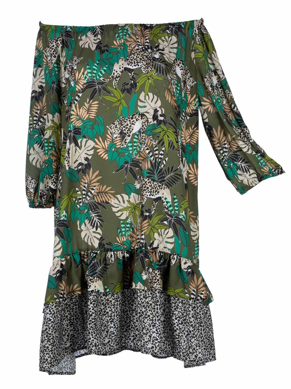Abito Mare Donna Valery Prestige Verde fantasia Jungle - ABB49SEA Abito Mare Donna Valery Prestige Verde fantasia Jungle - ABB49SEA