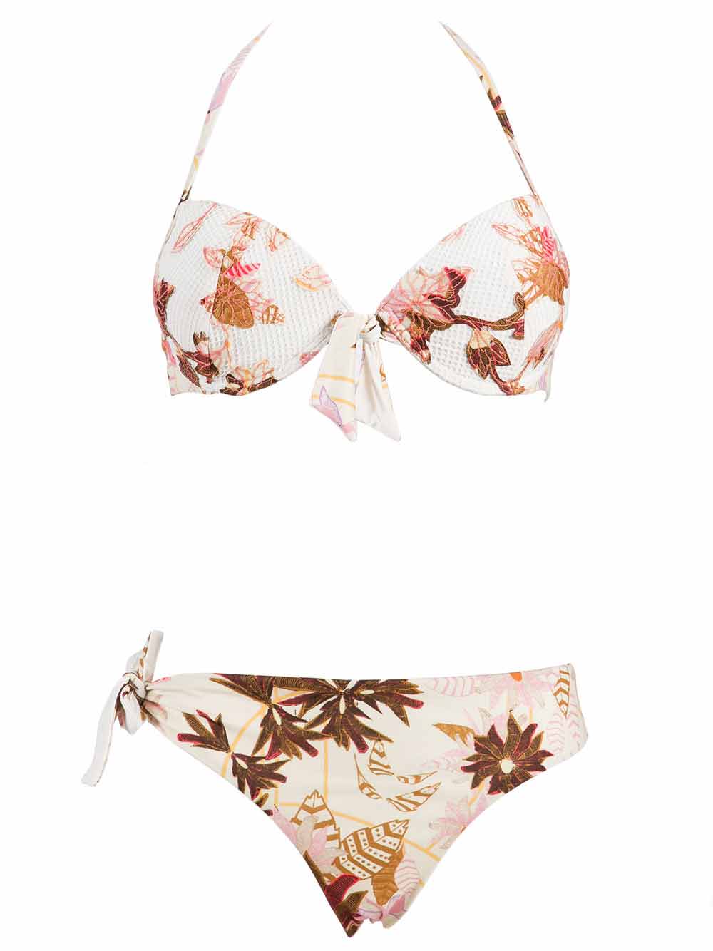 Bikini Donna Valery Prestige Beachwear Avorio Floreale - RGE08PR50 Bikini Donna Valery Prestige Beachwear Avorio Floreale - RGE08PR50