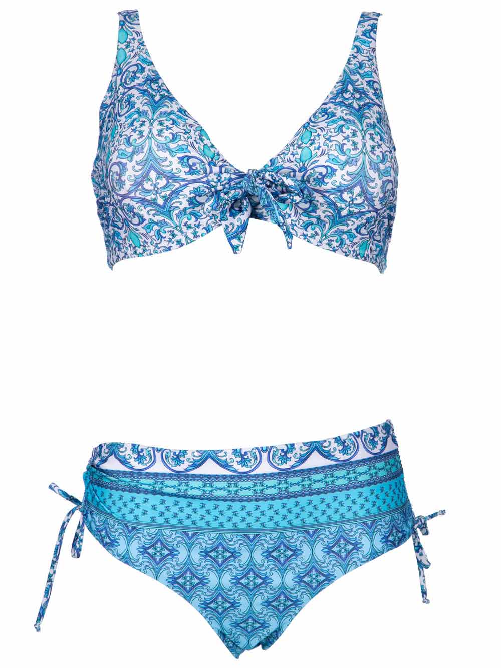 Bikini Donna Valery Prestige Beachwear Azzurro stampa Maioliche - RGB203INA Bikini Donna Valery Prestige Beachwear Azzurro stampa Maioliche - RGB203INA