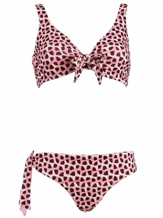 Bikini Donna Valery Prestige Beachwear Fantasia New Animalier Rosa - RGE23PR48