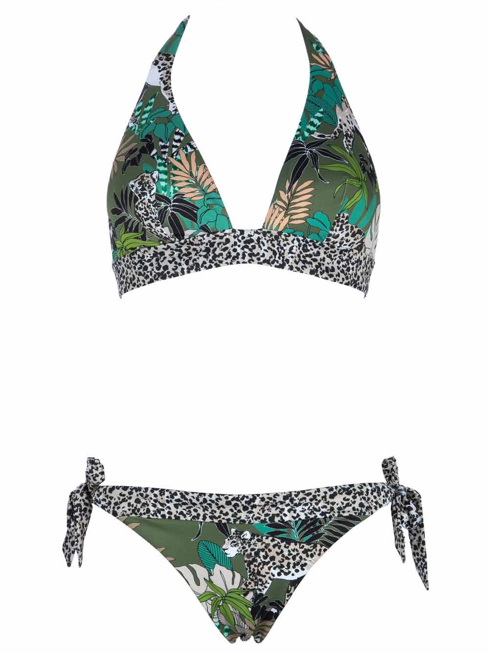 Bikini Donna Valery Prestige Beachwear Verde Leopardato - RGB81SEA