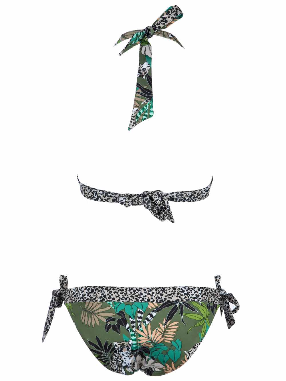 Bikini Donna Valery Prestige Beachwear Verde Leopardato - RGB81SEA