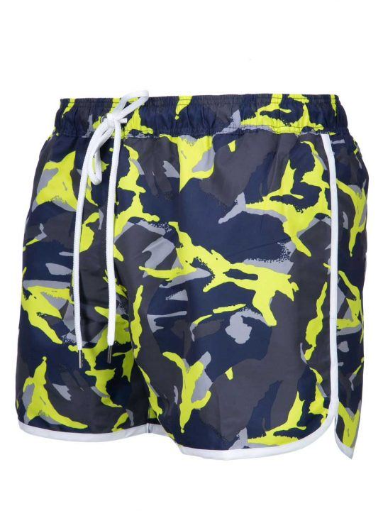 Boxer Mare Medio Corto Uomo Skiny Fantasia Camouflage - 868031846