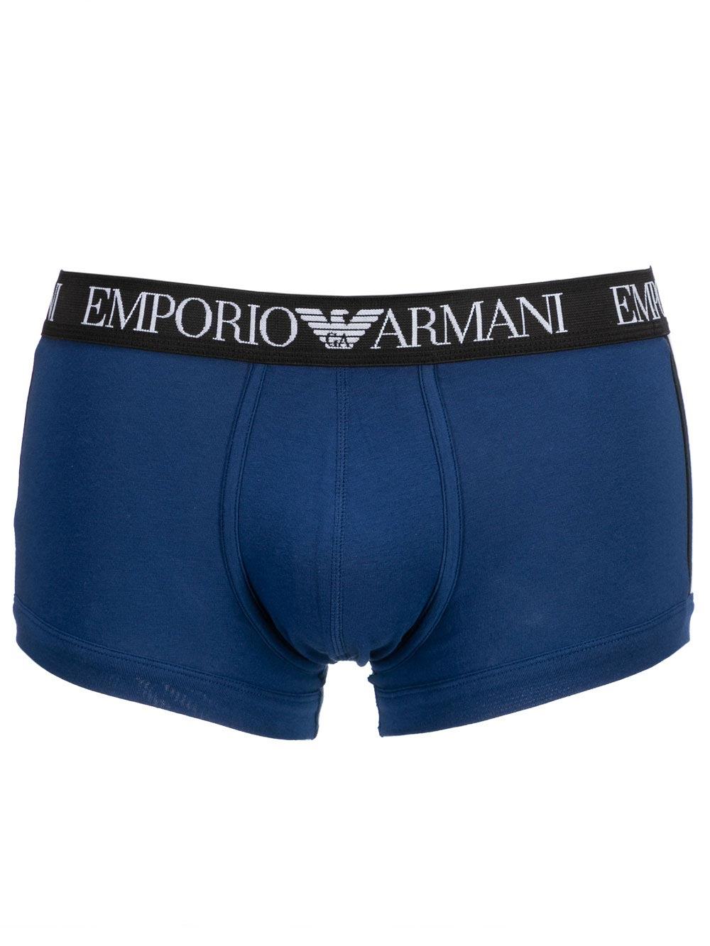 Boxer Uomo Emporio Armani in Cotone Azzurro - 1117419P52915834 Boxer Uomo Emporio Armani in Cotone Azzurro - 1117419P52915834