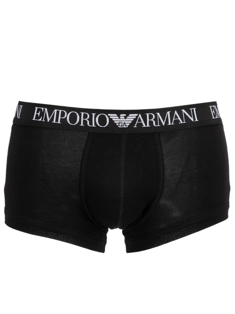 Boxer Uomo Emporio Armani in Cotone Nero - 1117419P52920