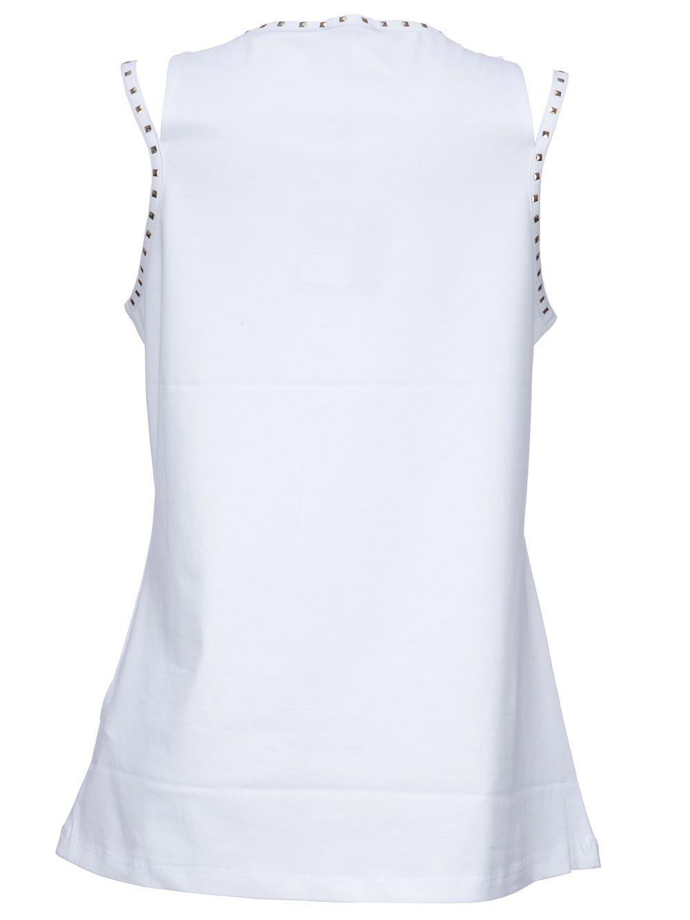 Canotta Donna Liu Jo Sport in Cotone Bianca - V19077J540711110 Canotta Donna Liu Jo Sport in Cotone Bianca - V19077J540711110