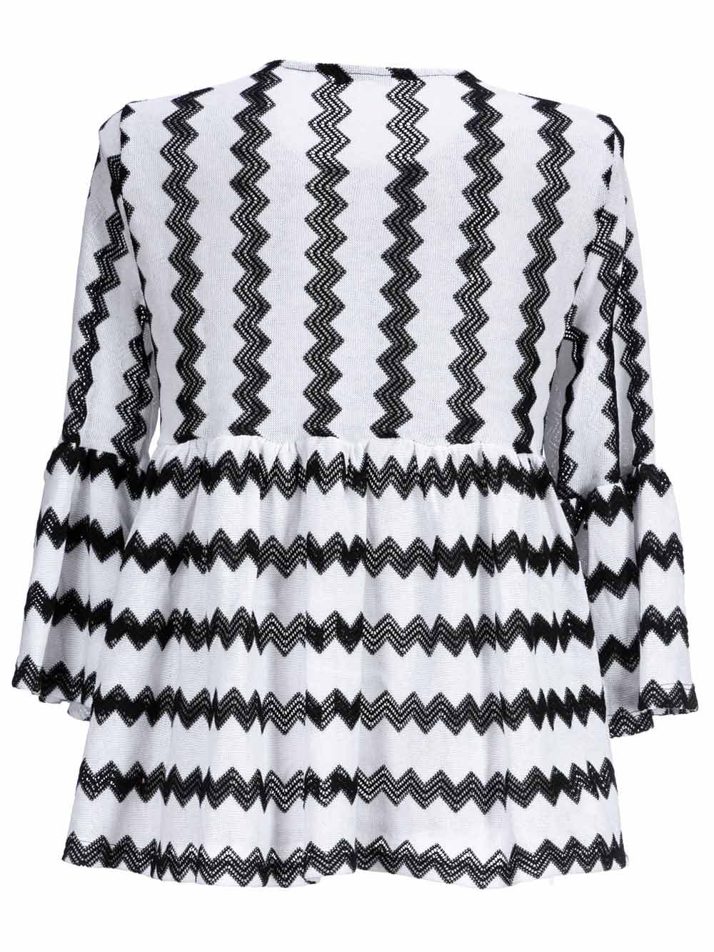 Casacca Donna Pholya in Maglia Tricot lavorazione Chevron - 4709009 Casacca Donna Pholya in Maglia Tricot lavorazione Chevron - 4709009
