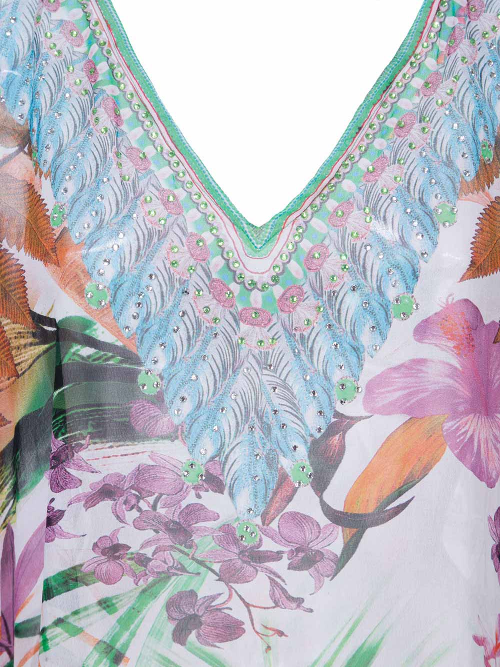 Kaftano Donna Iconique Stampa Floreale - IC9128 Kaftano Donna Iconique Stampa Floreale - IC9128