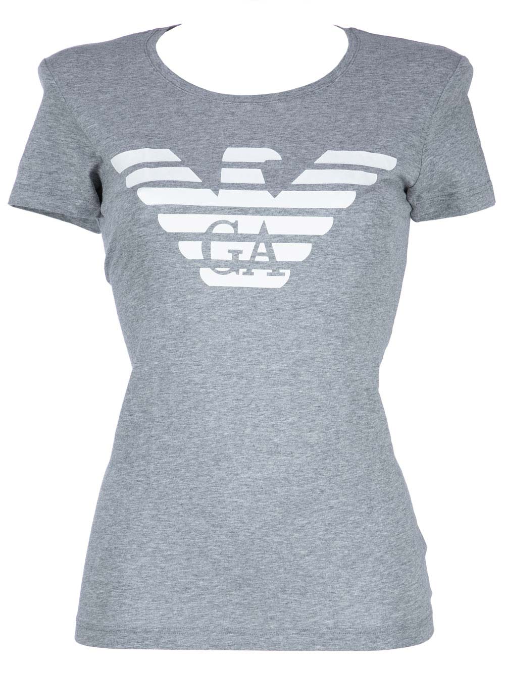 Maglia Esternabile Donna Emporio Armani in Cotone Grigia - 1631399P317748
