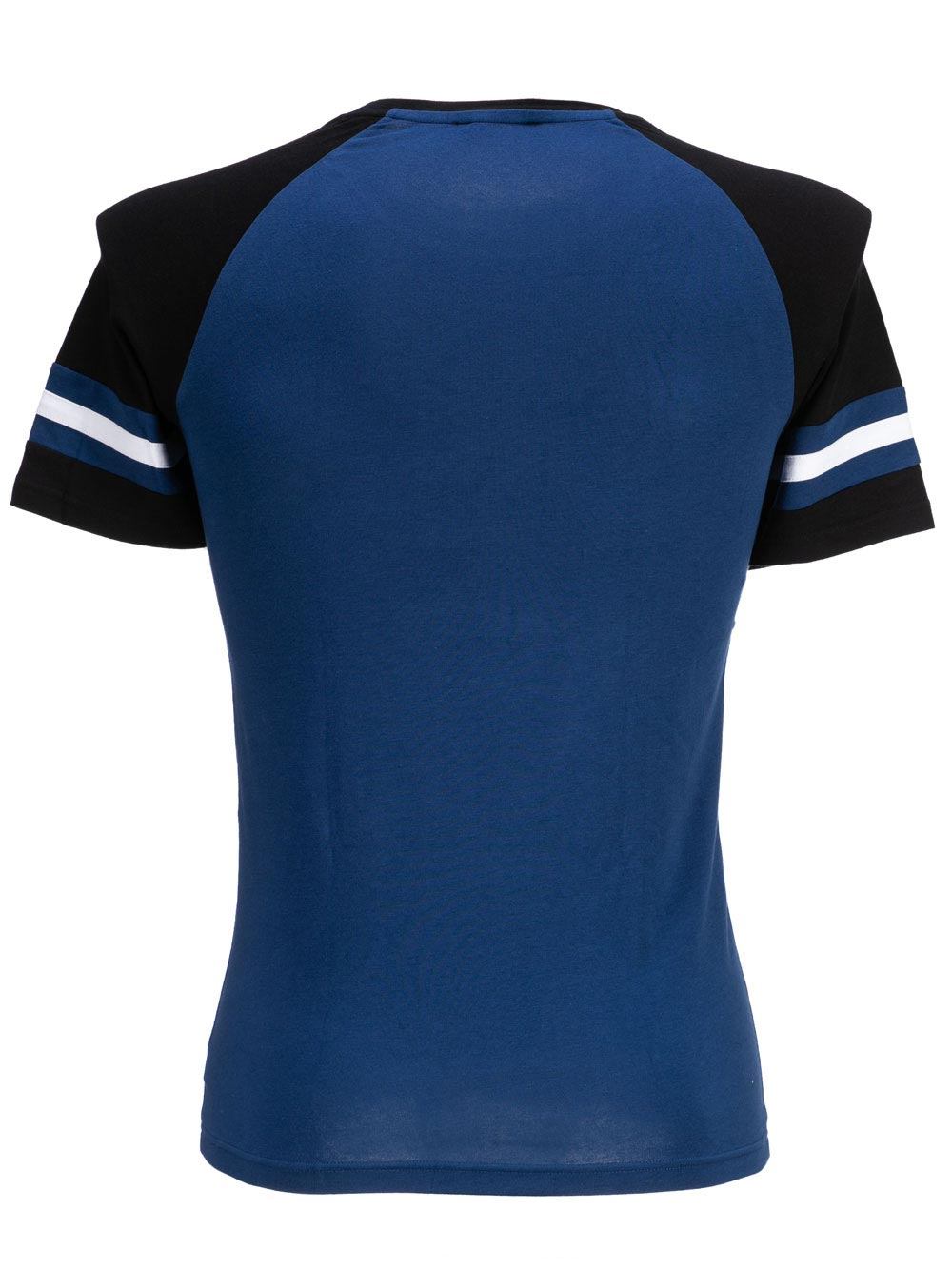 Maglia Uomo Emporio Armani Esternabile in Cotone Azzurra - 1118119P52915834 Maglia Uomo Emporio Armani Esternabile in Cotone Azzurra - 1118119P52915834