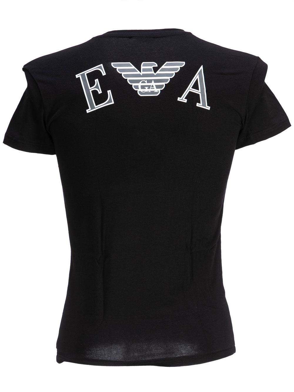 Maglia Uomo Emporio Armani Esternabile in Cotone Nera - 1108109P52320 Maglia Uomo Emporio Armani Esternabile in Cotone Nera - 1108109P52320