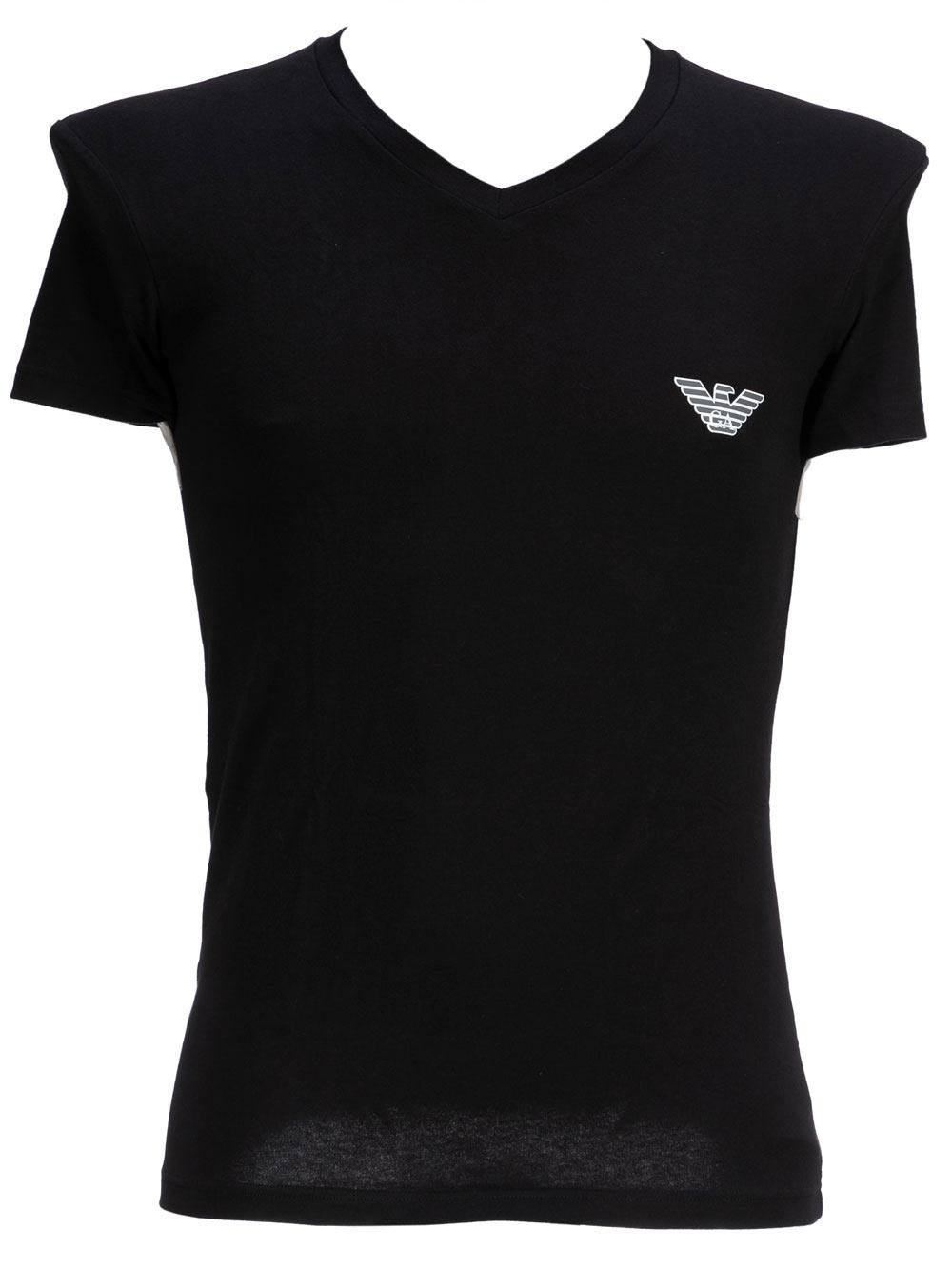 Maglia Uomo Emporio Armani Esternabile in Cotone Nera - 1108109P52320 Maglia Uomo Emporio Armani Esternabile in Cotone Nera - 1108109P52320