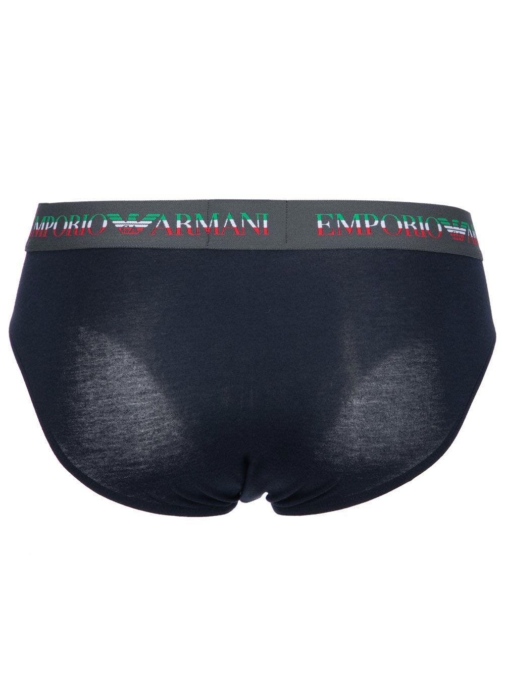 Slip Uomo Emporio Armani in Cotone Blu - 9P510110814135 Slip Uomo Emporio Armani in Cotone Blu - 9P510110814135