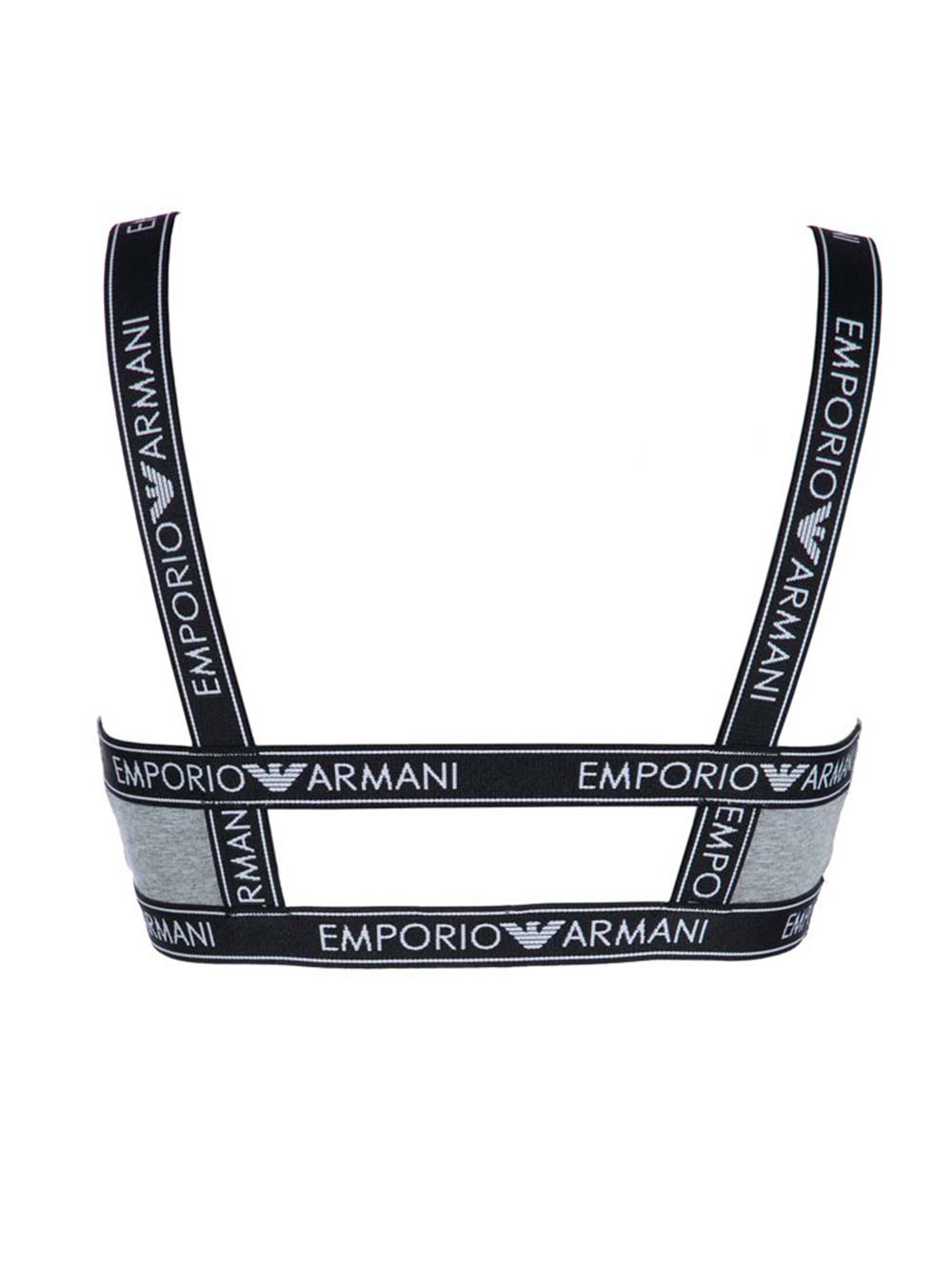 Top Donna Emporio Armani in Cotone Grigio - 1636519P317748 Top Donna Emporio Armani in Cotone Grigio - 1636519P317748