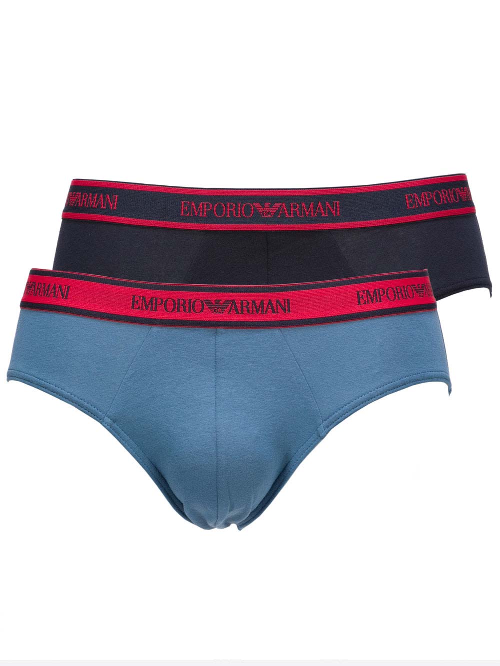Boxer Uomo Bipack Emporio Armani in Cotone Blu - 1117339A71717331 Boxer Uomo Bipack Emporio Armani in Cotone Blu - 1117339A71717331