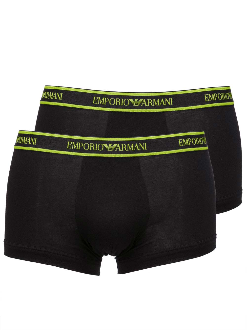 Boxer Uomo Bipack Emporio Armani in Cotone Nero - 1112109A7177320 Boxer Uomo Bipack Emporio Armani in Cotone Nero - 1112109A7177320