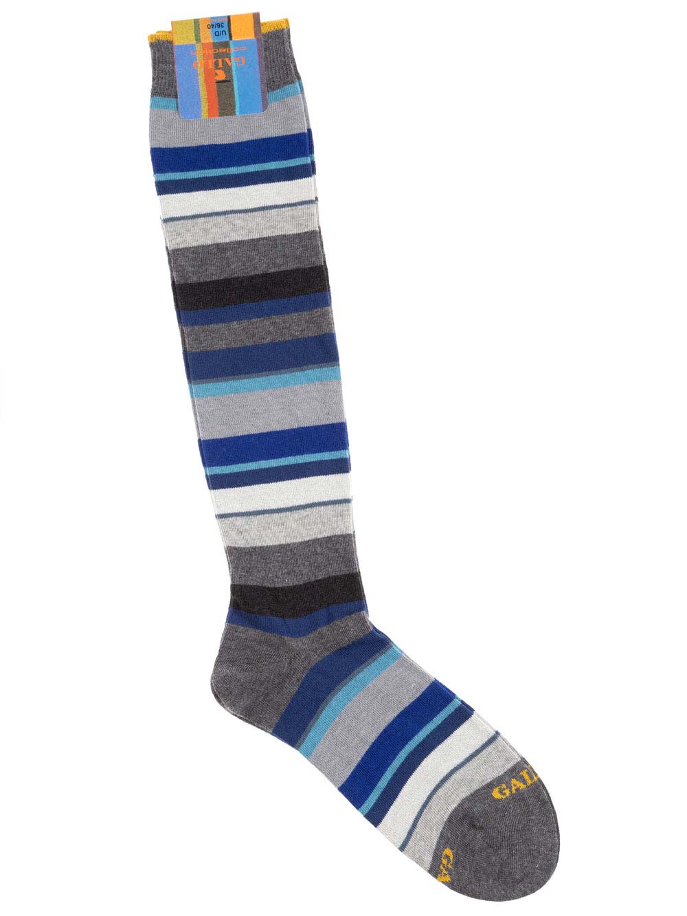 Gambaletto Donna Gallo in Cotone Fantasia Righe Multicolor - AP10252812293 Gambaletto Donna Gallo in Cotone Fantasia Righe Multicolor - AP10252812293