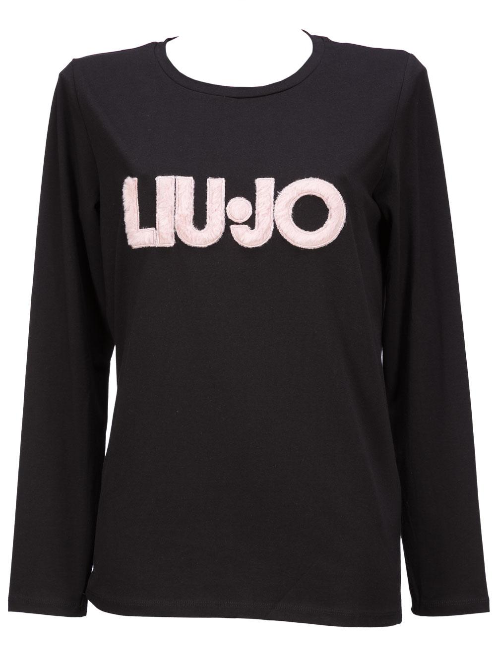 Maglia Donna Liu Jo Sport Maniche Lunghe Nera - T69140J0088U9393 Maglia Donna Liu Jo Sport Maniche Lunghe Nera - T69140J0088U9393