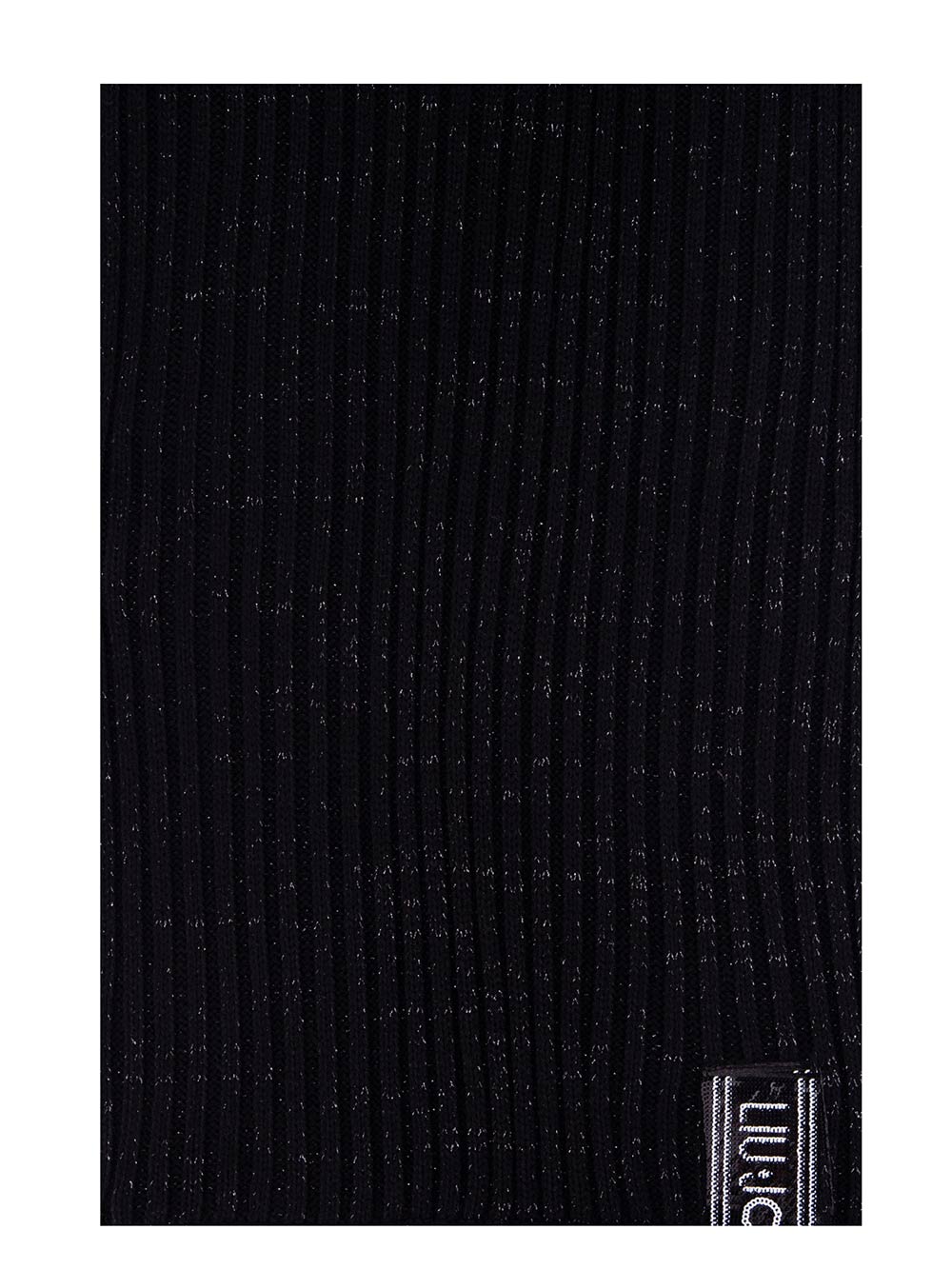 Sciarpa Donna Liu Jo Sport Nera con Lurex Argento - T69189M030022222 Sciarpa Donna Liu Jo Sport Nera con Lurex Argento - T69189M030022222