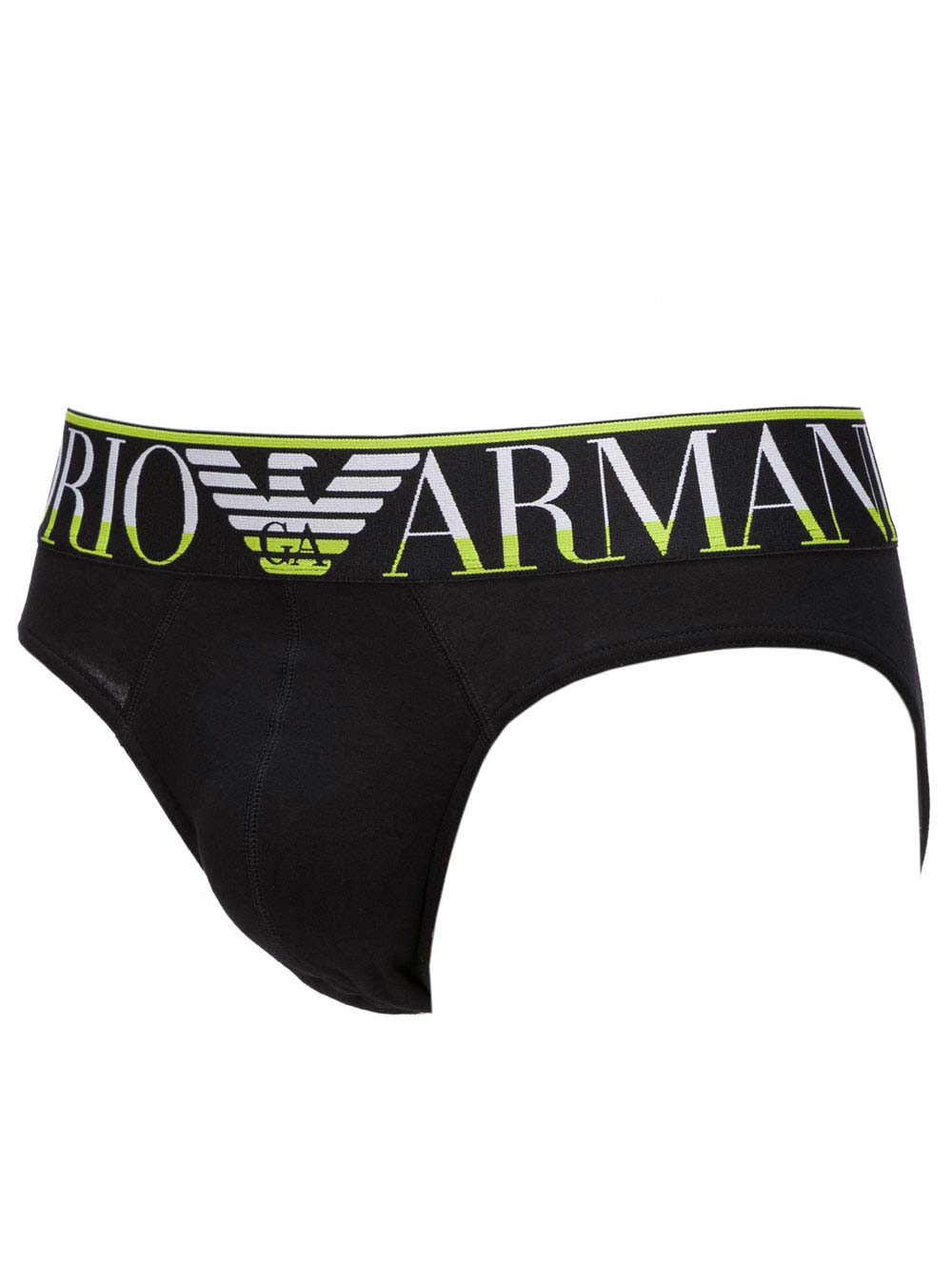 Slip Uomo Emporio Armani in Cotone Nero - 1108149A51620 Slip Uomo Emporio Armani in Cotone Nero - 1108149A51620