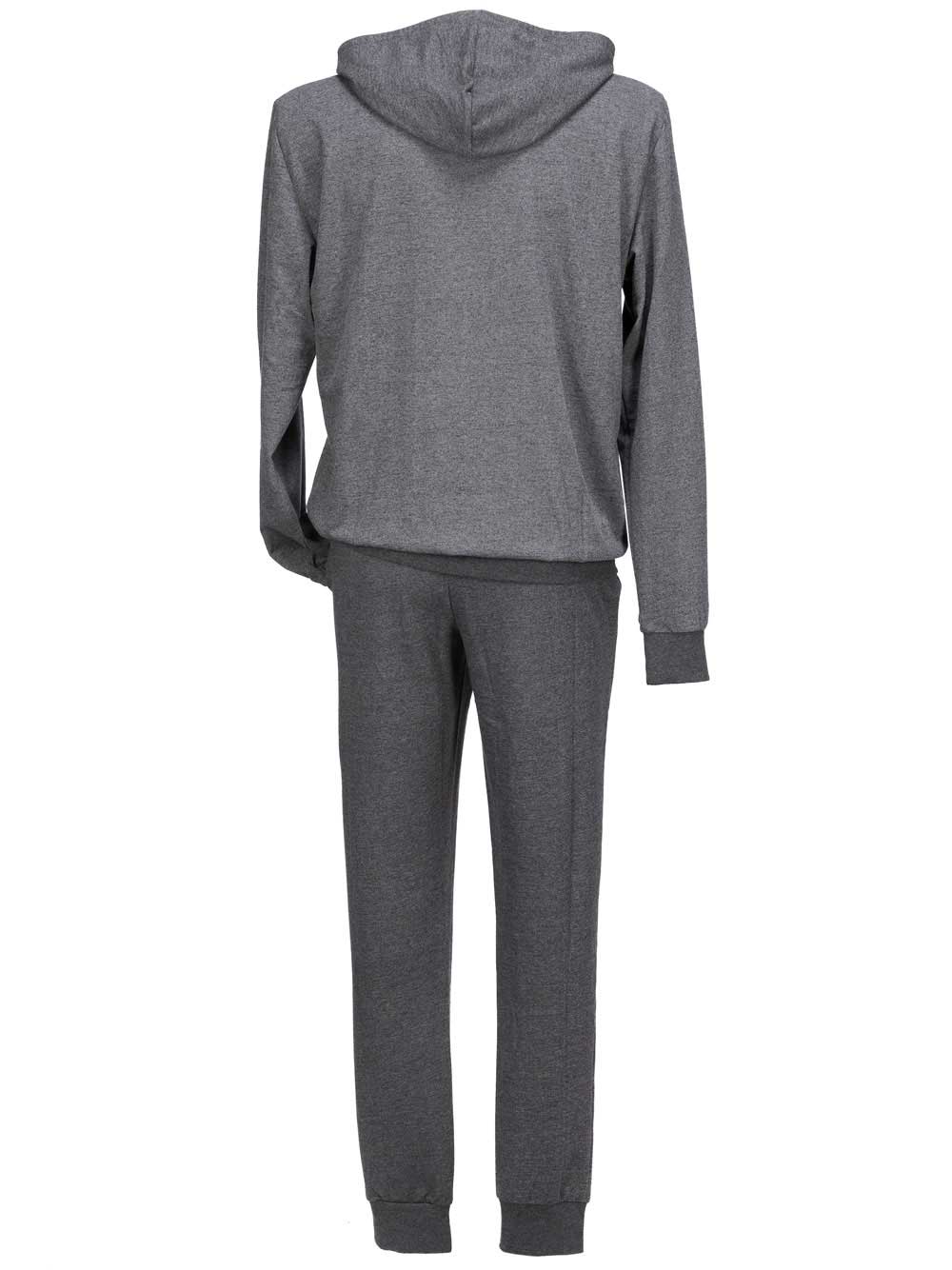 Tuta Uomo Emporio Armani in Cotone Grigia con Cappuccio - 1118829A5666749 Tuta Uomo Emporio Armani in Cotone Grigia con Cappuccio - 1118829A5666749