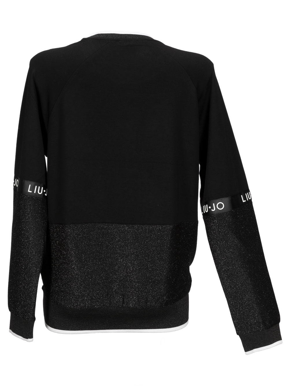 Felpa Donna Liu Jo Sport in modal cascante Nera - T69043F05763G52