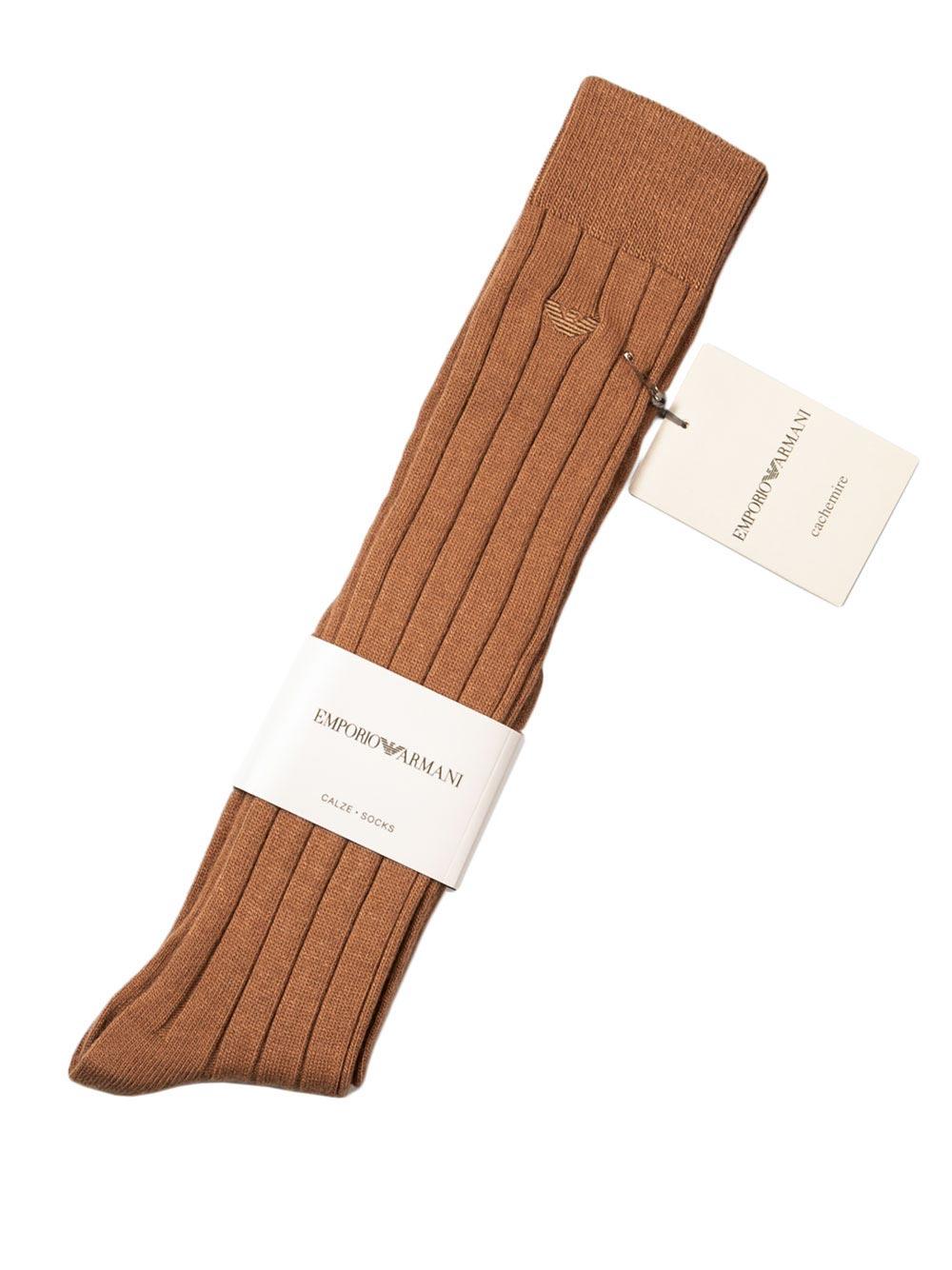 Gambaletto Emporio Armani Lana Cachemire Cammello - 3000014V386250