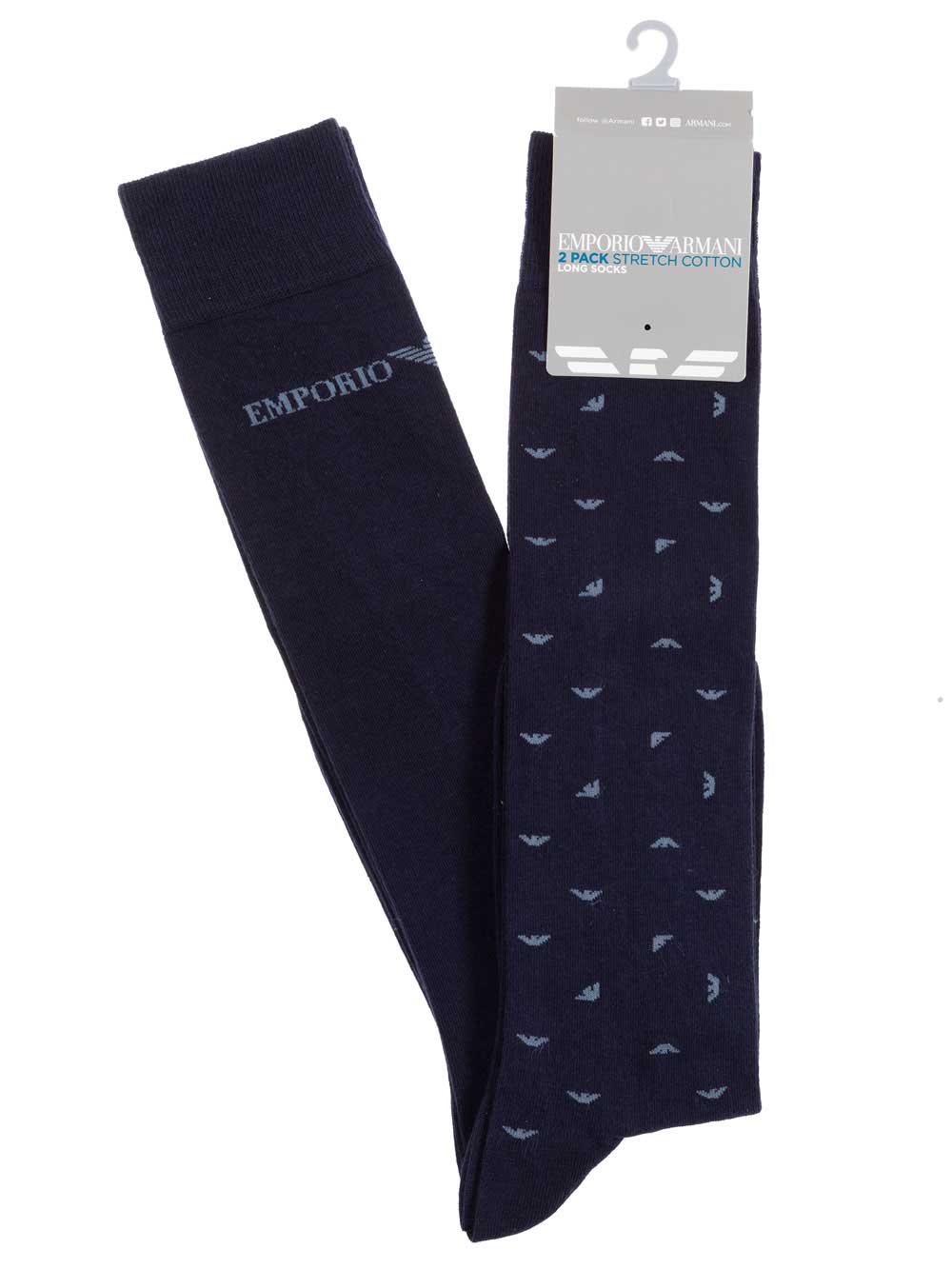Gambaletto Uomo Bipack Emporio Armani Blu - 3023019A292134 Gambaletto Uomo Bipack Emporio Armani Blu - 3023019A292134