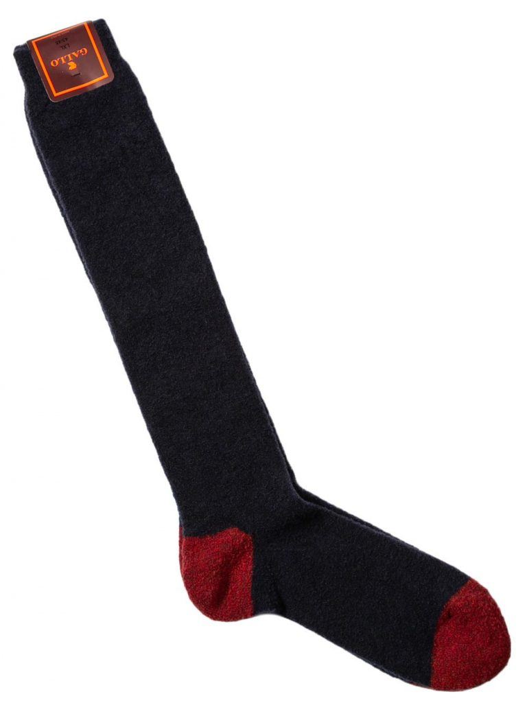Calze Uomo in Cotone Fantasia Maialini con Ghiande Navy L1547 - Gallo