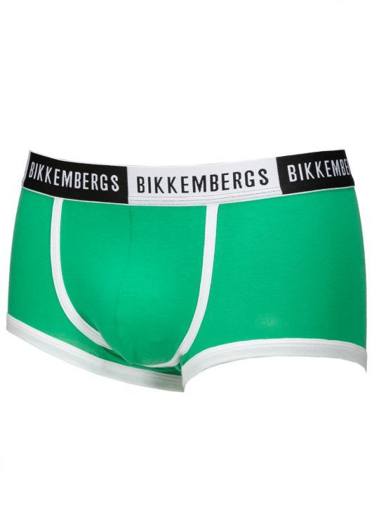 Boxer Uomo Bikkembergs in Cotone Verde - VBKT048346000