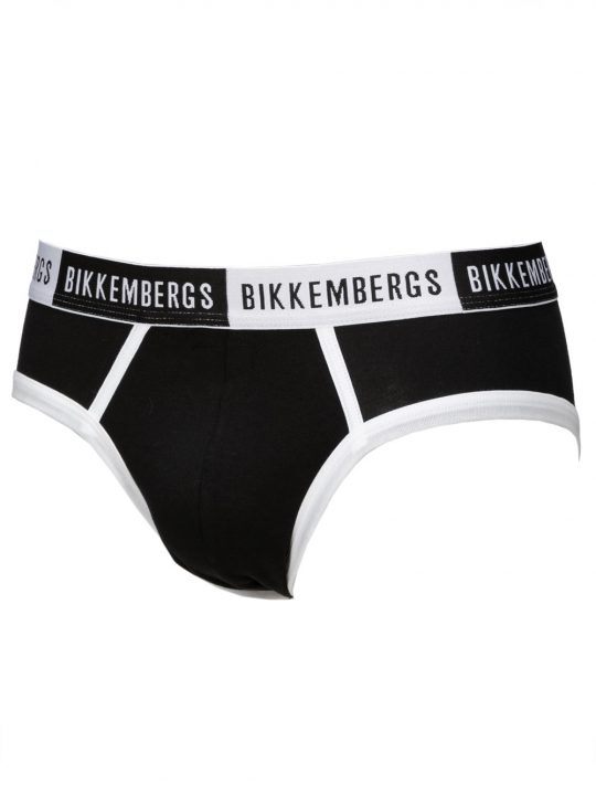 Slip Uomo Bikkembergs in Cotone Nero - VBKT0483531