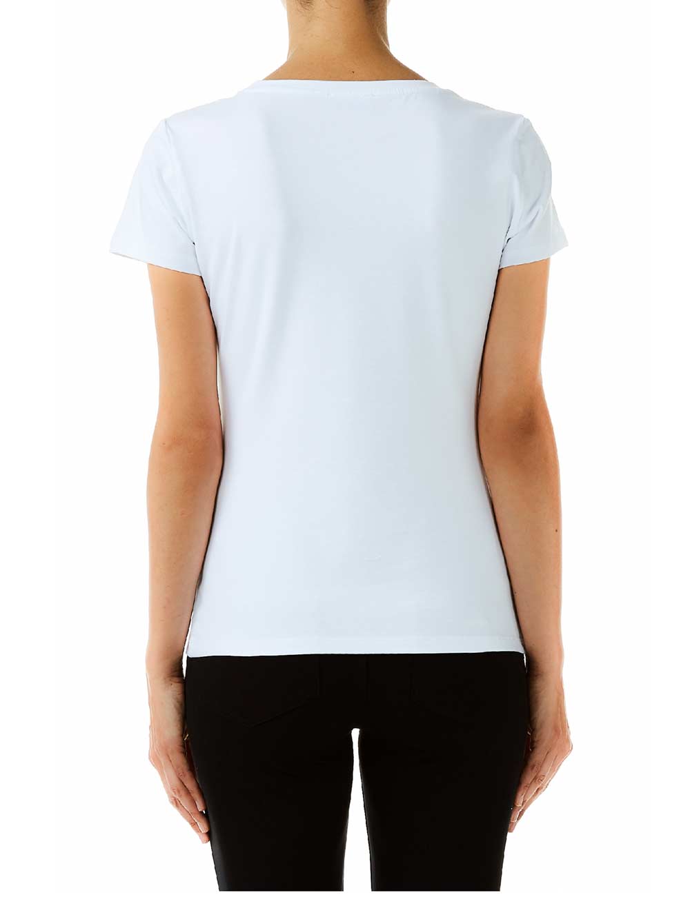 T-Shirt Donna Liu Jo Sport Bianca con Stampa - TA0185J994411111 T-Shirt Donna Liu Jo Sport Bianca con Stampa - TA0185J994411111