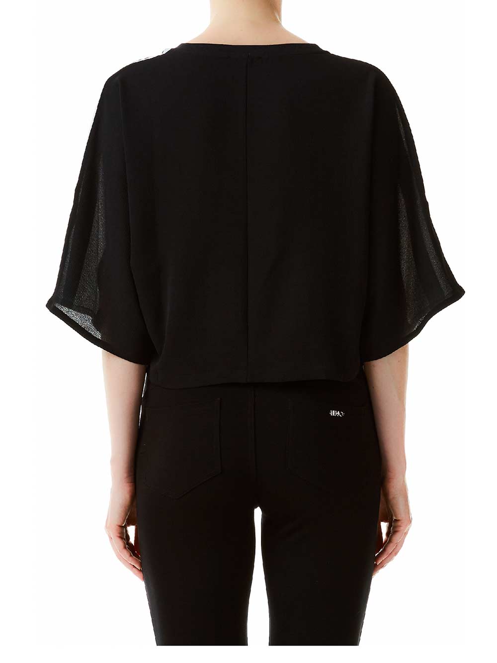 Tunica Donna Liu Jo Sport Nera - TA0202T8552A3651 Tunica Donna Liu Jo Sport Nera - TA0202T8552A3651