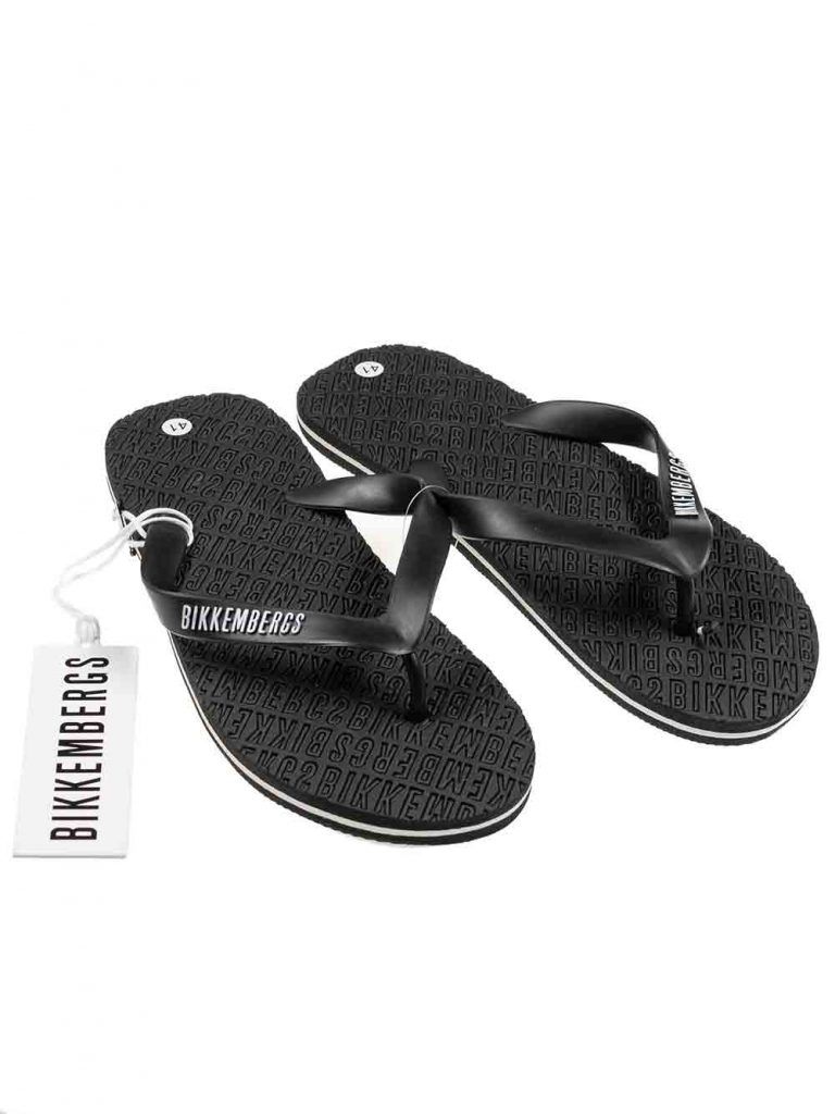 Infradito Uomo Bikkembergs | Con Logo Per Mare E Piscina | Design Allover Optical