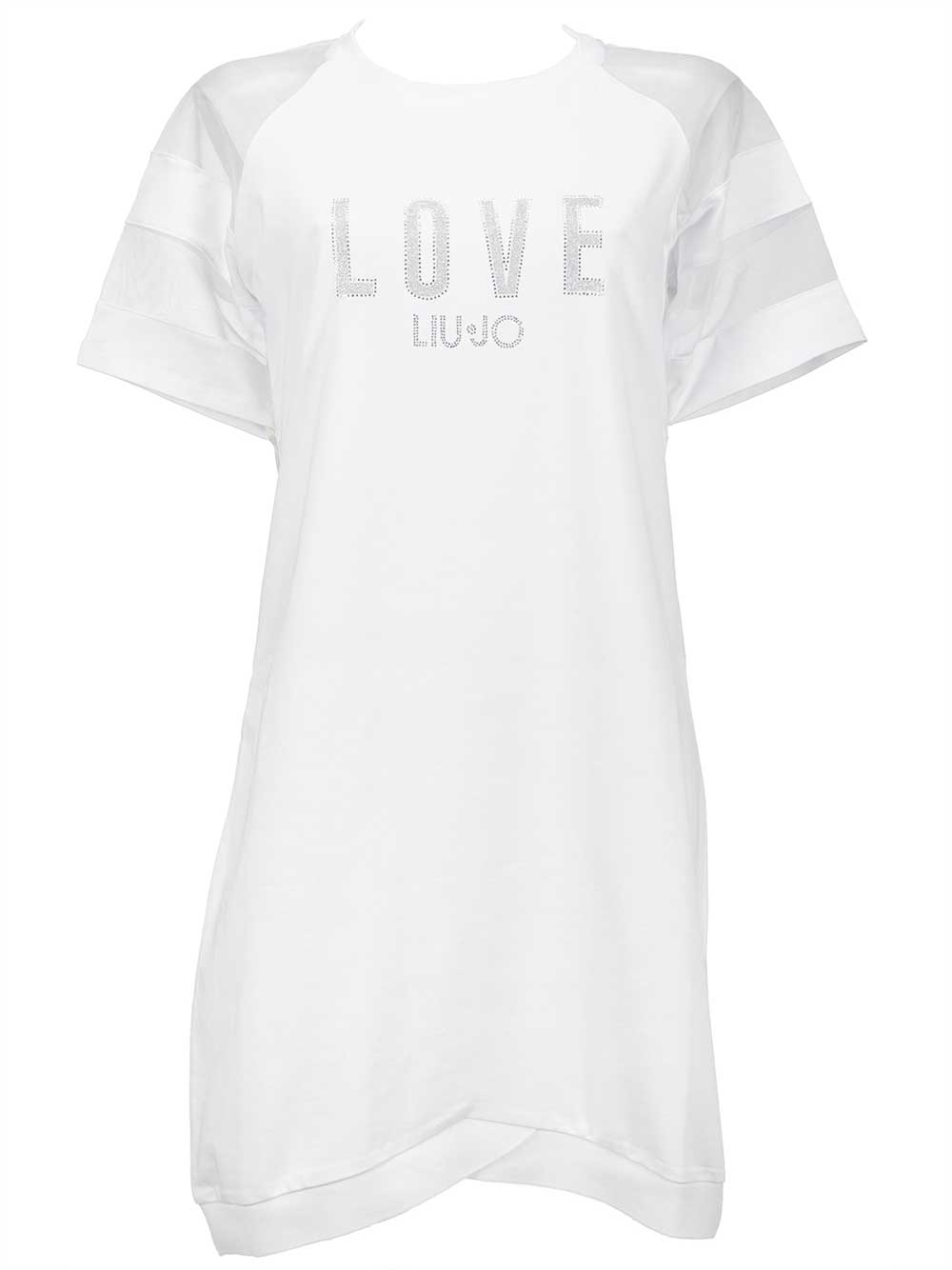 Abitino Sport Donna Liu Jo Sport Bianco - TA0195F076611111 Abitino Sport Donna Liu Jo Sport Bianco - TA0195F076611111