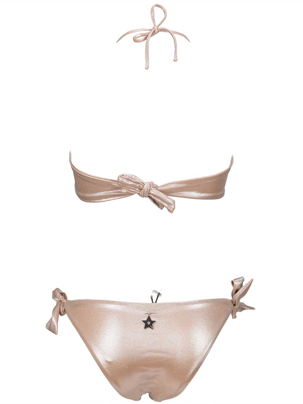 Bikini Donna Liu Jo Beachwear in lycra Cipria Metalizzato - VA0081J589804944 Bikini Donna Liu Jo Beachwear in lycra Cipria Metalizzato - VA0081J589804944
