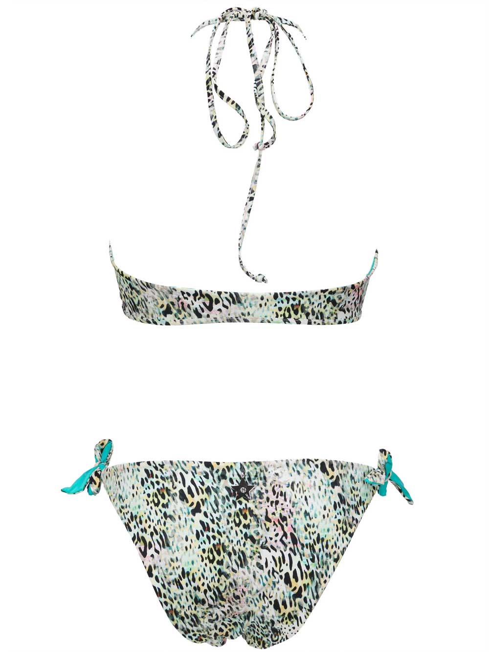 Bikini Donna Liu Jo Beachwear in lycra opaca stampa microanimalier - VA0038J5896U9801 Bikini Donna Liu Jo Beachwear in lycra opaca stampa microanimalier - VA0038J5896U9801