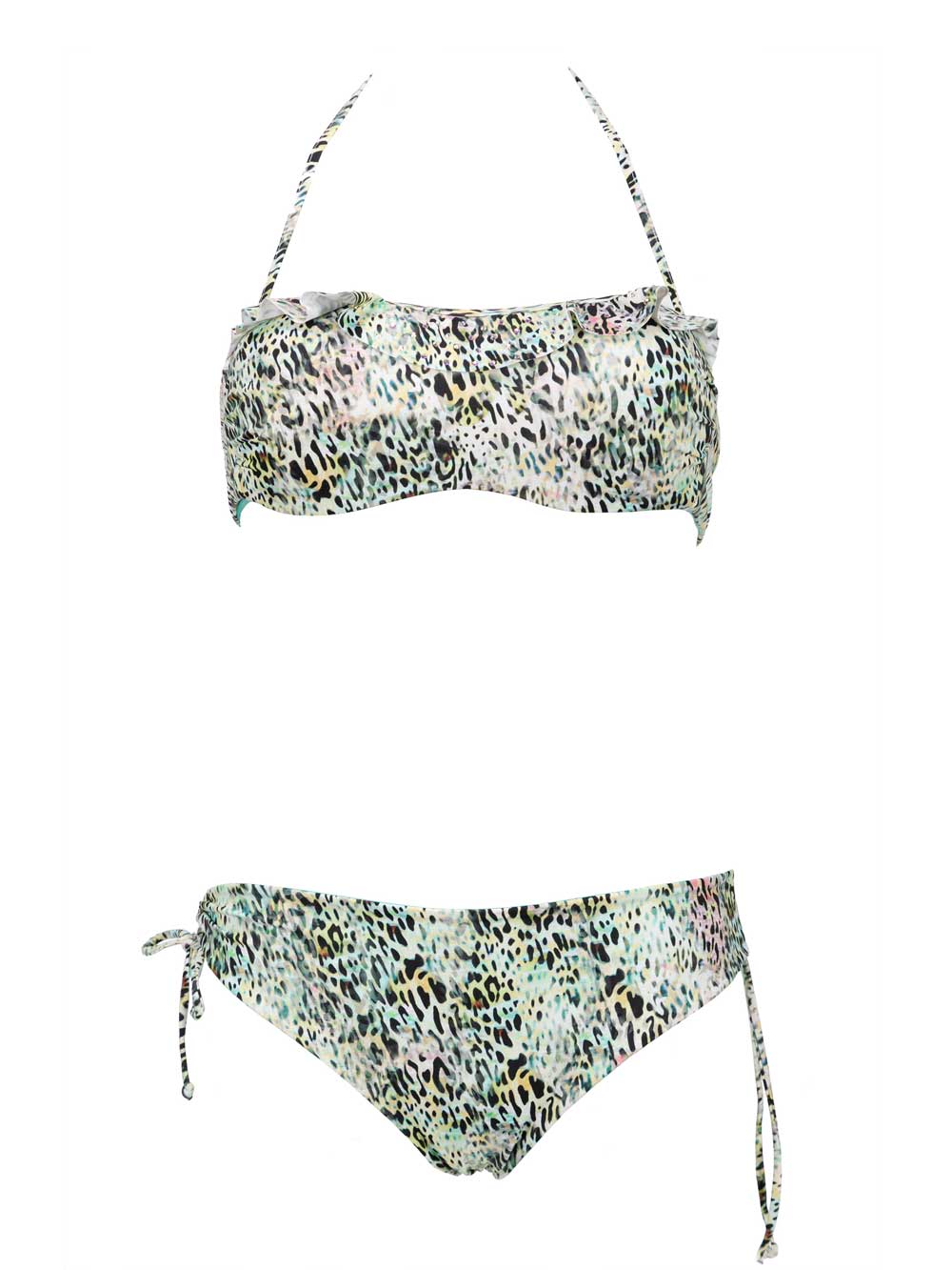 Bikini Donna Liu Jo Beachwear in lycra opaca stampa microanimalier - VA0075J5896U9801 Bikini Donna Liu Jo Beachwear in lycra opaca stampa microanimalier - VA0075J5896U9801