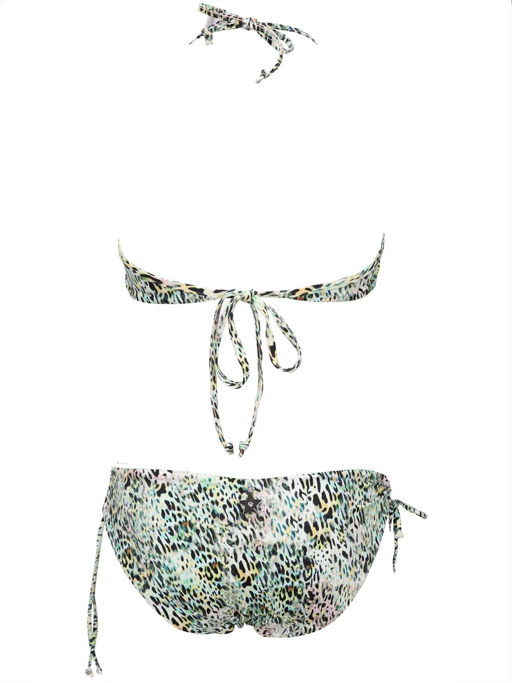 Bikini Donna Liu Jo Beachwear in lycra opaca stampa microanimalier - VA0075J5896U9801 Bikini Donna Liu Jo Beachwear in lycra opaca stampa microanimalier - VA0075J5896U9801