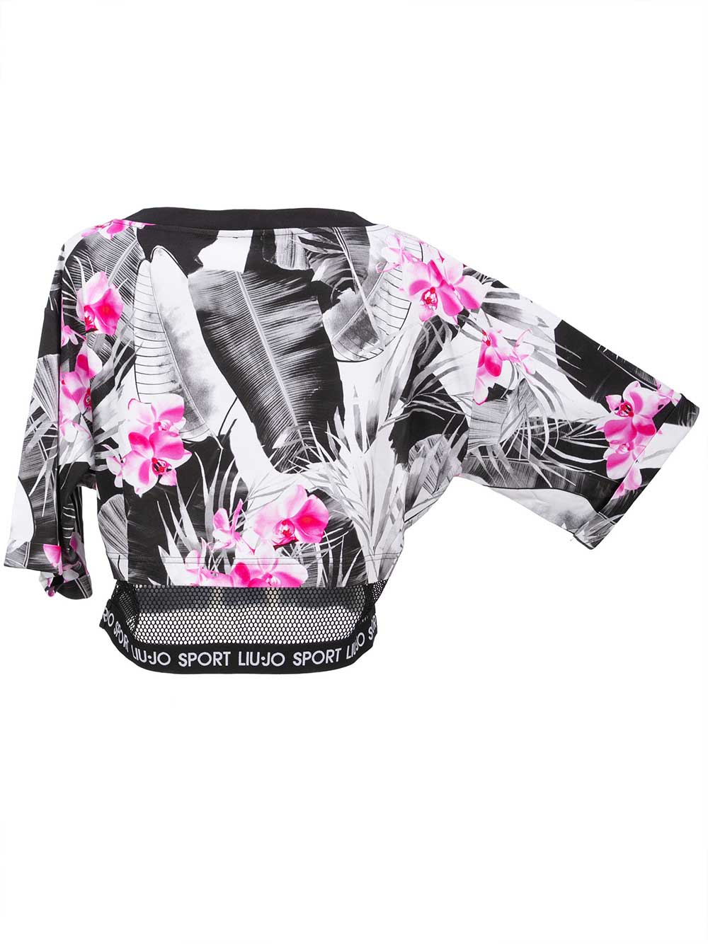 Maglia Donna Liu Jo Sport Fantasia Orchidee e Foglie - TA0160J5943U9827 Maglia Donna Liu Jo Sport Fantasia Orchidee e Foglie - TA0160J5943U9827