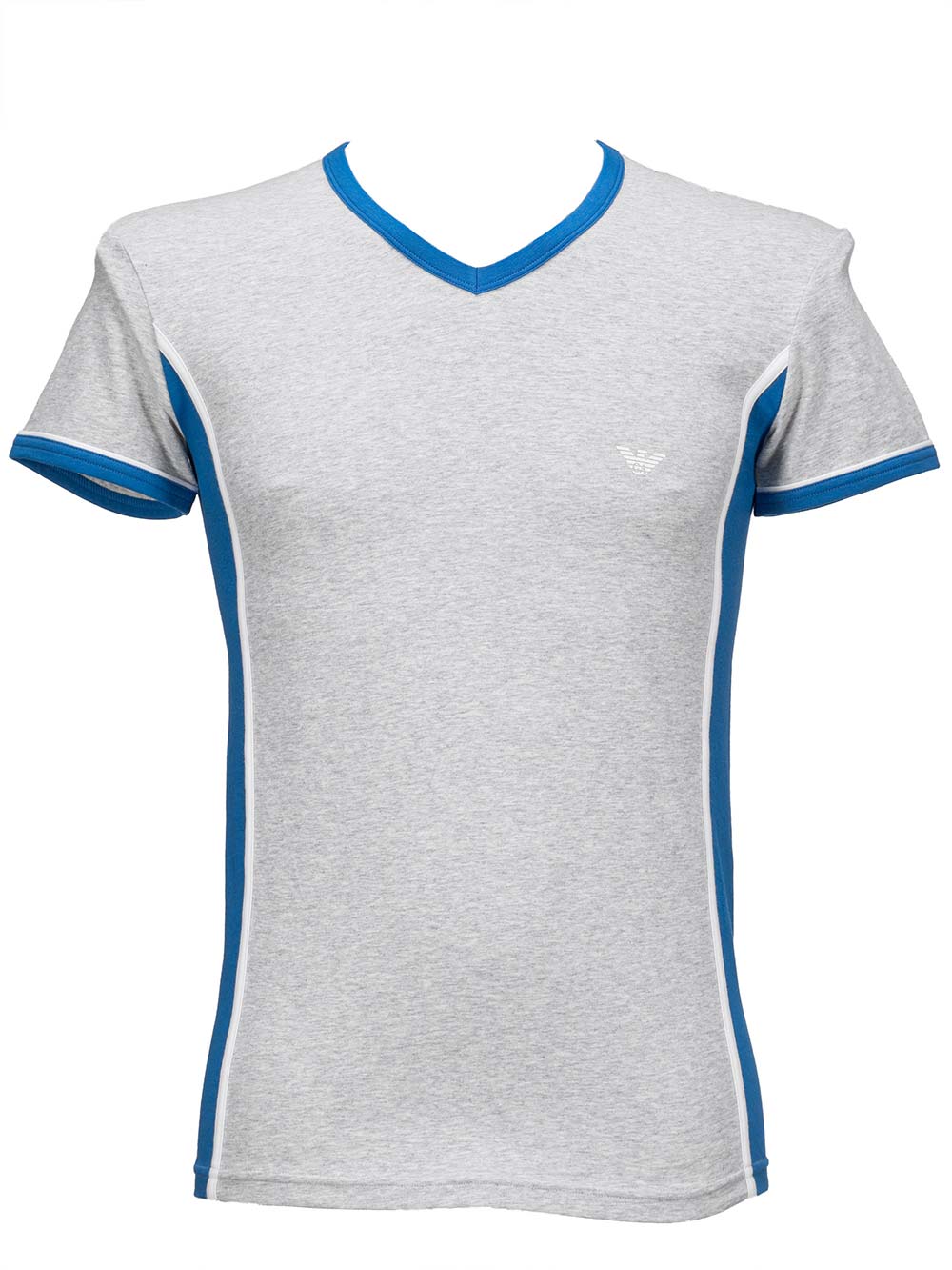 Maglia esternabile Basic Uomo Emporio Armani in Cotone Grigia - 1118860P52948 Maglia esternabile Basic Uomo Emporio Armani in Cotone Grigia - 1118860P52948