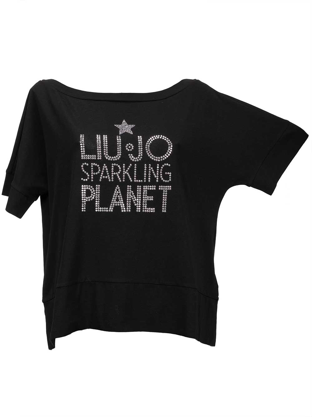 T-Shirt Donna Liu Jo Sport Nera - VA0051J500322222 T-Shirt Donna Liu Jo Sport Nera - VA0051J500322222