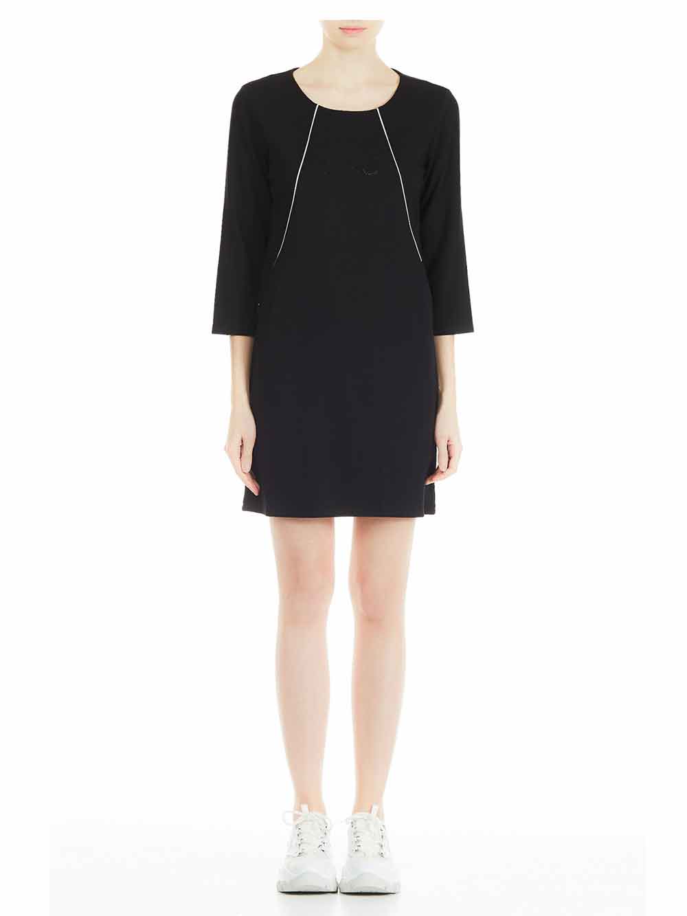 Abitino nero Donna Liu Jo Sport in jersey rasato cascante - TF0224J608622222 Abitino nero Donna Liu Jo Sport in jersey rasato cascante - TF0224J608622222