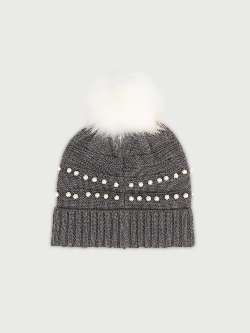 Cappello cuffia donna grigio in maglia Liu Jo Sport - TF0204MAG3402050 Cappello cuffia donna grigio in maglia Liu Jo Sport - TF0204MAG3402050
