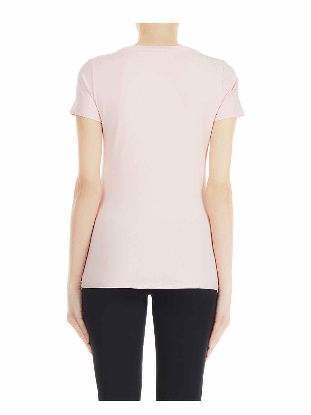 T-shirt Donna Liu Jo Sport rosa cipria in cotone elasticizzato - TF0219J5972T9470 T-shirt Donna Liu Jo Sport rosa cipria in cotone elasticizzato - TF0219J5972T9470