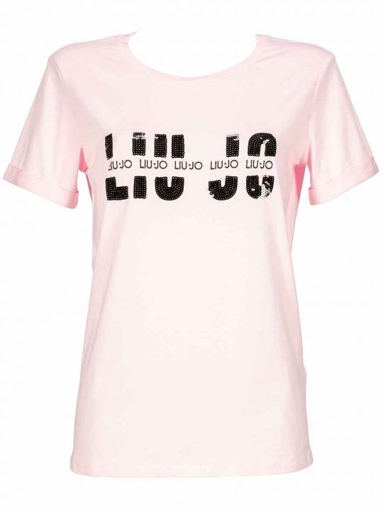 T-shirt Donna Liu Jo Sport rosa in cotone - TA0023J500332806