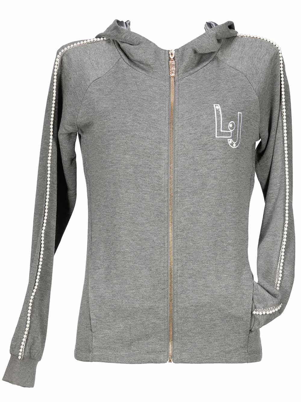 Tuta Donna Liu Jo Sport grigia in misto viscosa cascante felpata - TF0113F057602050 Tuta Donna Liu Jo Sport grigia in misto viscosa cascante felpata - TF0113F057602050