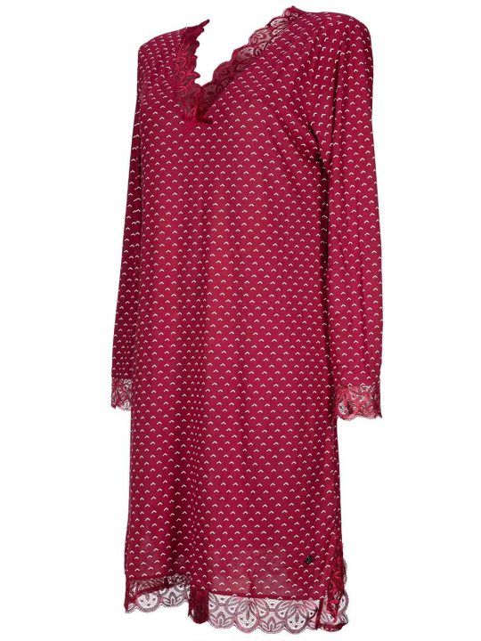 Camicia da Notte Donna Pastunette in fibra naturale di modal Rossa - 152023442270